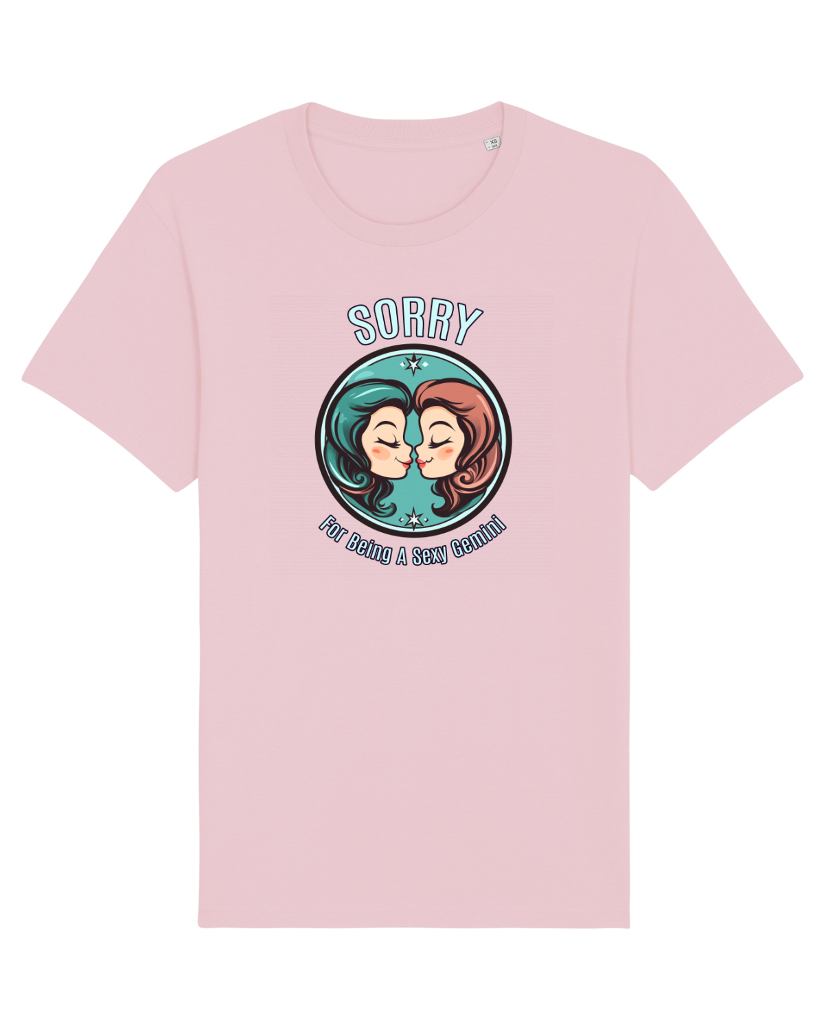 Tricou mânecă scurtă Unisex Rocker Cotton Pink