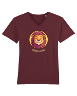 GHICESTE-MI ZODIA - LEU / LEO Tricou mânecă scurtă guler V Bărbat Presenter