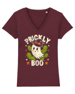 Prickly Boo Tricou mânecă scurtă guler V Damă Evoker