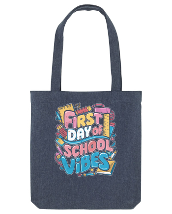 First Day of School Vibes Midnight Blue