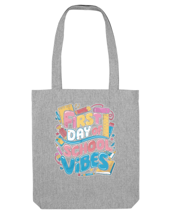 First Day of School Vibes Heather Grey