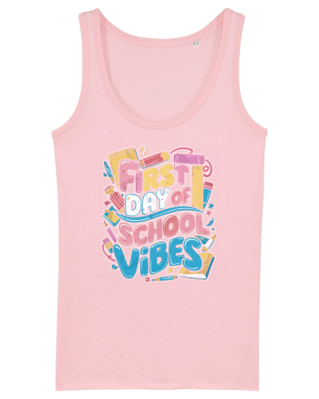 First Day of School Vibes Cotton Pink