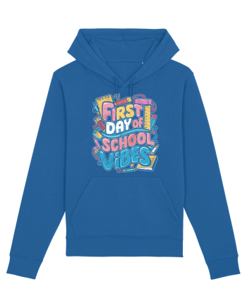 First Day of School Vibes Royal Blue