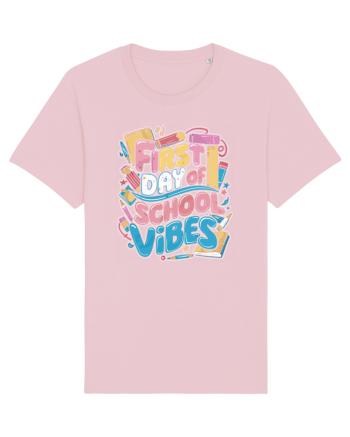 First Day of School Vibes Cotton Pink