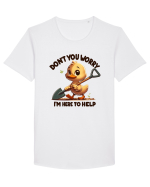 Don't You Worry I'm Here To Help Tricou mânecă scurtă guler larg Bărbat Skater