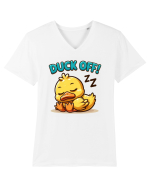 Duck Off! Tricou mânecă scurtă guler V Bărbat Presenter