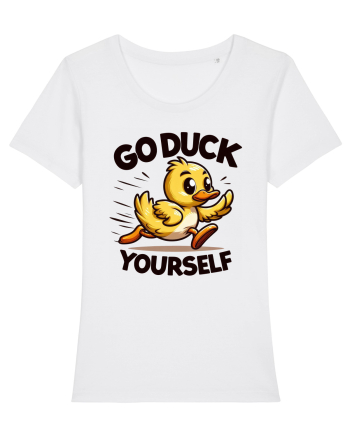Go Duck Yourself White