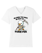 He Knew Too Much He Must Go..., Forever Tricou mânecă scurtă guler V Bărbat Presenter