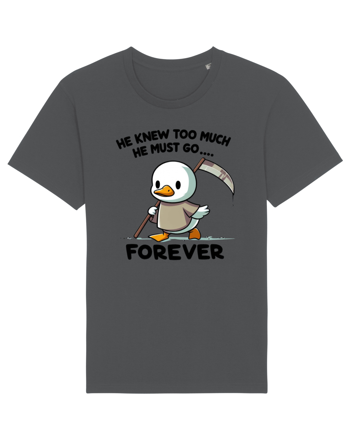 Tricou mânecă scurtă Unisex Rocker Anthracite