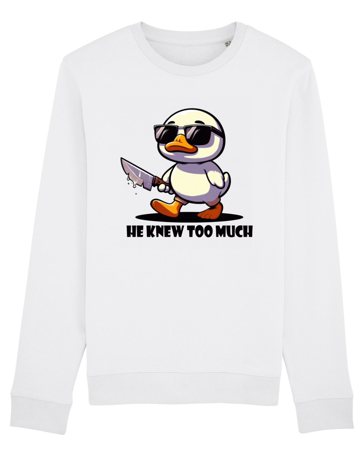 Bluză mânecă lungă Unisex Rise White