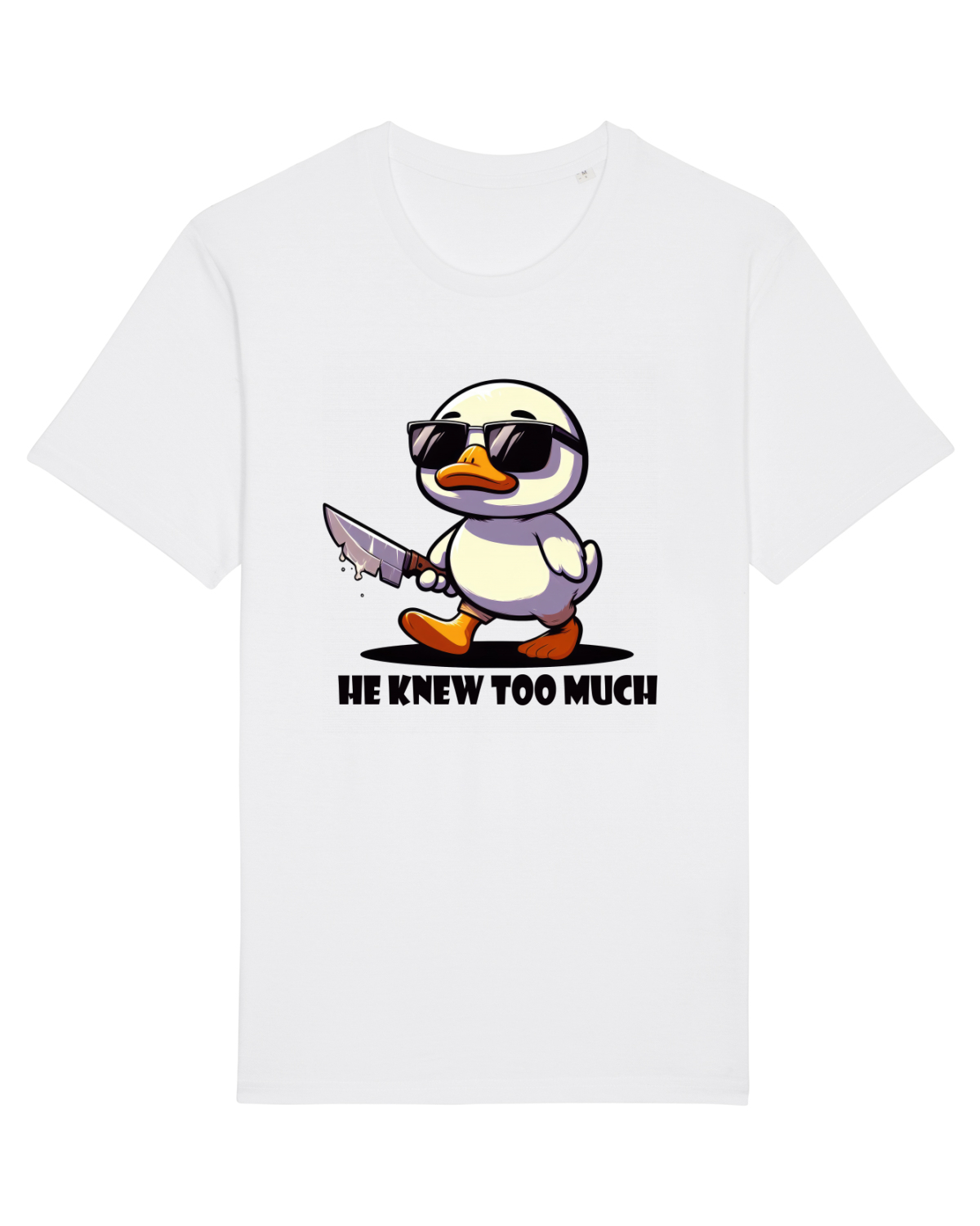 Tricou mânecă scurtă Unisex Rocker White