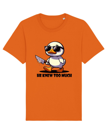 He Knew Too Much Bright Orange