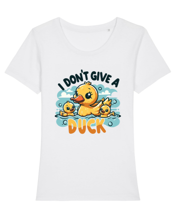 I Don't Give A Duck White