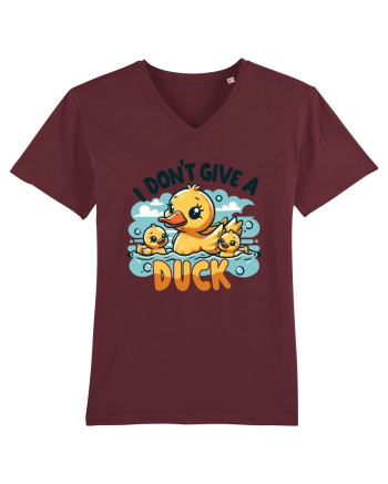 I Don't Give A Duck Burgundy