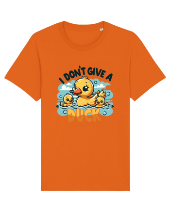 I Don't Give A Duck Bright Orange