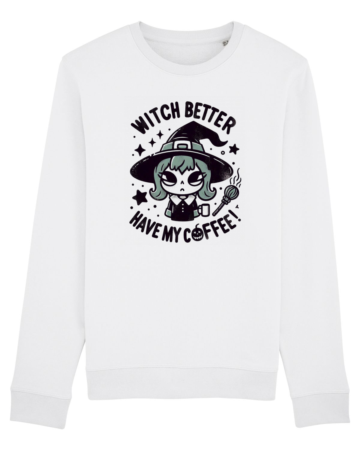 Bluză mânecă lungă Unisex Rise White