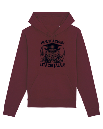 Hey, Teacher! litachitalau! Burgundy