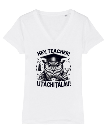 Hey, Teacher! litachitalau! White