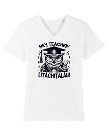 Hey, Teacher! litachitalau! White