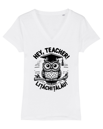 Hey, Teacher! litachitalau! White