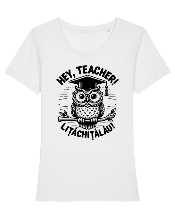 Hey, Teacher! litachitalau! White