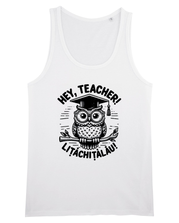 Hey, Teacher! litachitalau! White