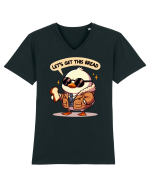 Let's Get This Bread Tricou mânecă scurtă guler V Bărbat Presenter