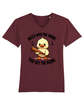 Mess With The Honk You Get The Bonk Burgundy