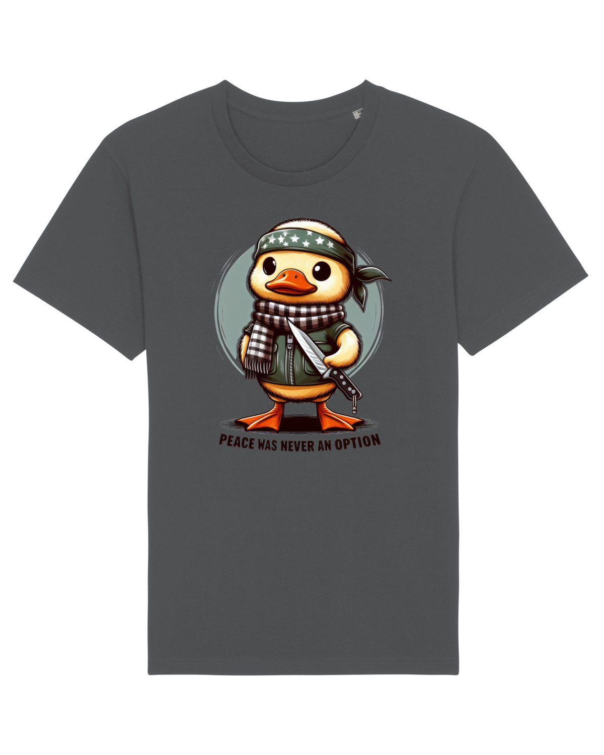 Tricou mânecă scurtă Unisex Rocker Anthracite