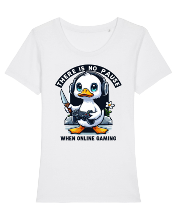 There Is No Pause When Online Gaming White