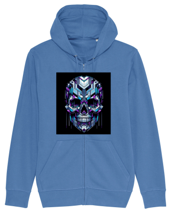 Skull/Craniu in diferite stiluri 01 Bright Blue