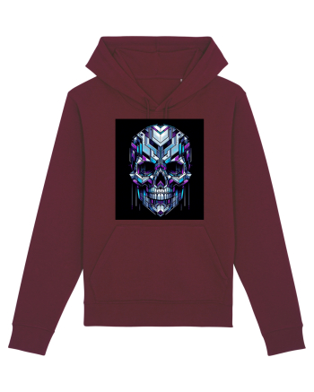 Skull/Craniu in diferite stiluri 01 Burgundy