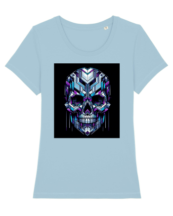 Skull/Craniu in diferite stiluri 01 Sky Blue