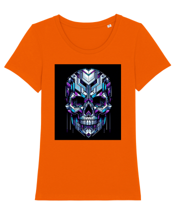 Skull/Craniu in diferite stiluri 01 Bright Orange