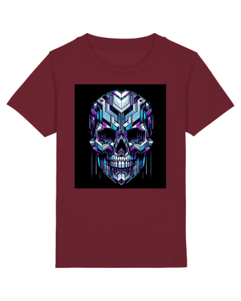 Skull/Craniu in diferite stiluri 01 Burgundy