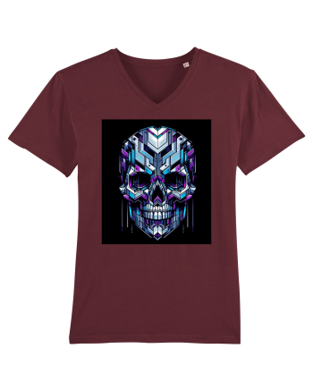 Skull/Craniu in diferite stiluri 01 Burgundy