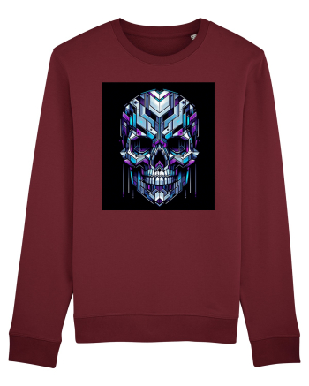 Skull/Craniu in diferite stiluri 01 Burgundy