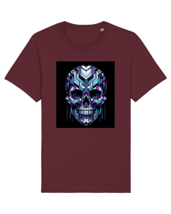 Skull/Craniu in diferite stiluri 01 Burgundy