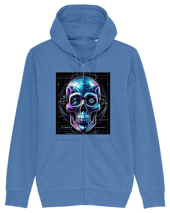 Skull/Craniu in diferite stiluri 02 Bright Blue