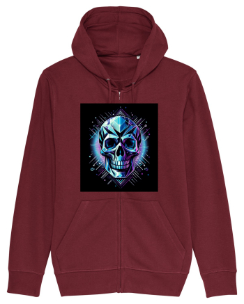 Skull/Craniu in diferite stiluri 03 Burgundy