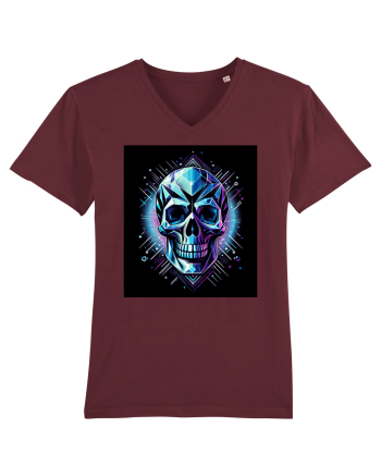 Skull/Craniu in diferite stiluri 03 Burgundy
