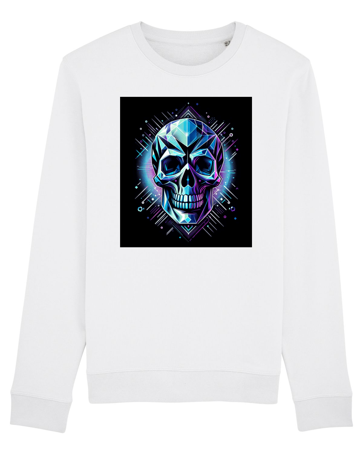 Bluză mânecă lungă Unisex Rise White
