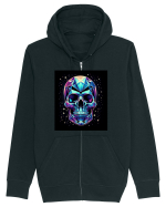 Skull/Craniu in diferite stiluri 04 Hanorac cu fermoar Unisex Connector