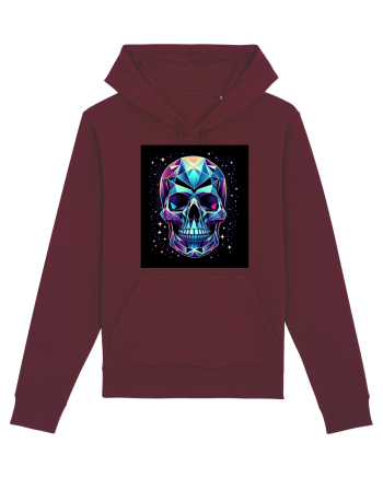 Skull/Craniu in diferite stiluri 04 Burgundy