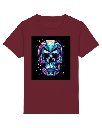 Skull/Craniu in diferite stiluri 04 Burgundy