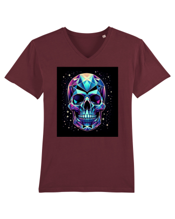 Skull/Craniu in diferite stiluri 04 Burgundy