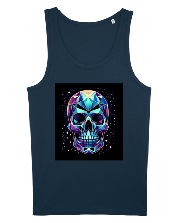 Skull/Craniu in diferite stiluri 04 Navy