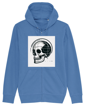 Skull/Craniu in diferite stiluri 05 Bright Blue