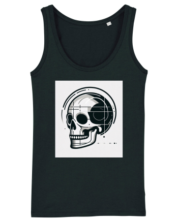 Skull/Craniu in diferite stiluri 05 Black
