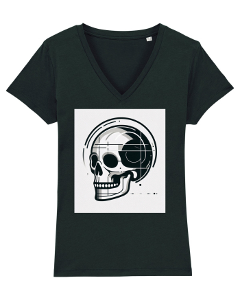 Skull/Craniu in diferite stiluri 05 Black